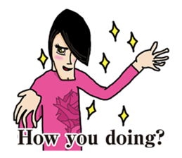 Narcissist Ogawa-kun(English) sticker #9305205