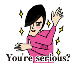 Narcissist Ogawa-kun(English) sticker #9305211