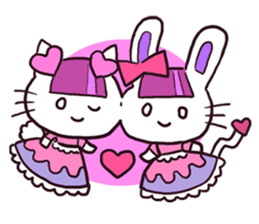 RinRinDoll~ RabbitCat-CatRabbit sticker #9305273
