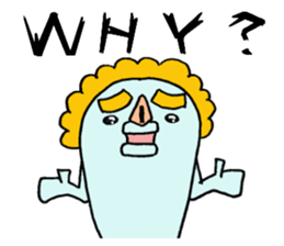 blue creature Parent and child 2 sticker #9305482