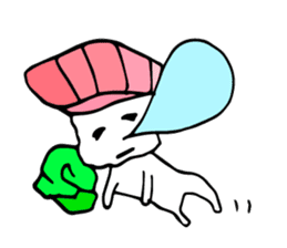 Japanese food sushi kawaii!!3 sticker #9305952