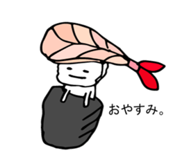 Japanese food sushi kawaii!!3 sticker #9305965