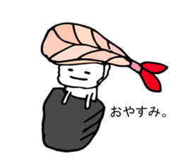 Japanese food sushi kawaii!!3 sticker #9305965