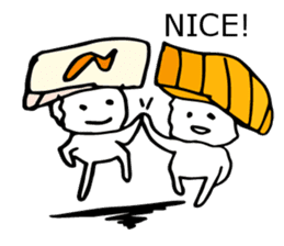 Japanese food sushi kawaii!!3 sticker #9305971