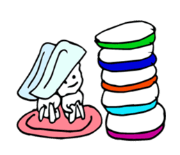 Japanese food sushi kawaii!!3 sticker #9305981