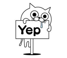 Nyankona kibun(English) sticker #9305986