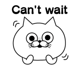 Nyankona kibun(English) sticker #9305996