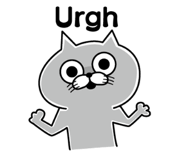 Nyankona kibun(English) sticker #9306000