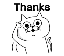 Nyankona kibun(English) sticker #9306002