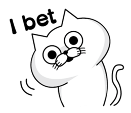 Nyankona kibun(English) sticker #9306003