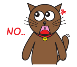 Simple Cat By Apple sticker #9306468