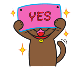 Simple Cat By Apple sticker #9306486