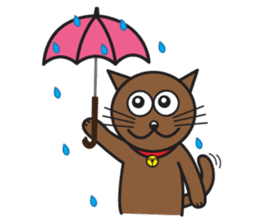 Simple Cat By Apple sticker #9306496