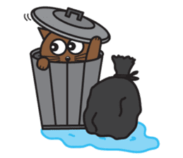 Simple Cat By Apple sticker #9306497