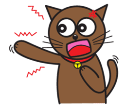 Simple Cat By Apple sticker #9306501