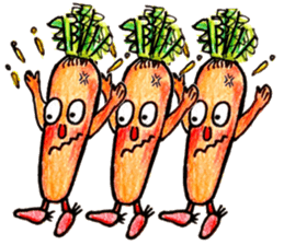 LOVE VEGETABLES!! sticker #9307001