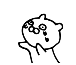 Cats like bear sticker #9307146