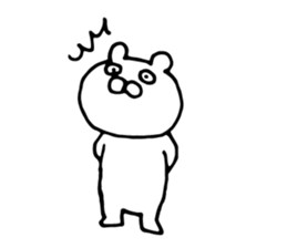 Cats like bear sticker #9307149