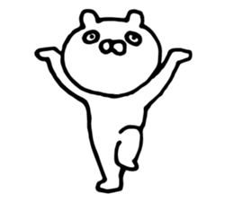 Cats like bear sticker #9307169