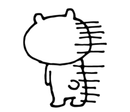 Cats like bear sticker #9307172