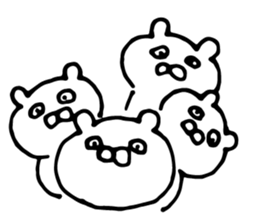 Cats like bear sticker #9307179