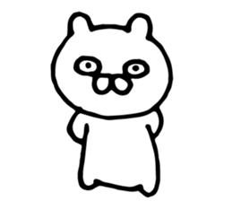 Cats like bear sticker #9307182