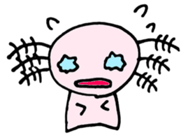 Cute Axolotl Sticker sticker #9307831