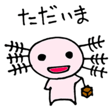 Cute Axolotl Sticker sticker #9307839