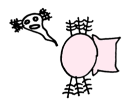 Cute Axolotl Sticker sticker #9307851