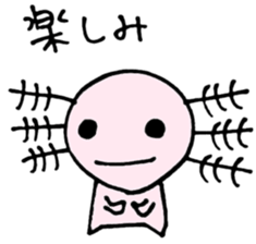 Cute Axolotl Sticker sticker #9307853