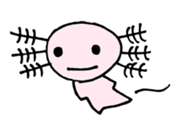 Cute Axolotl Sticker sticker #9307855