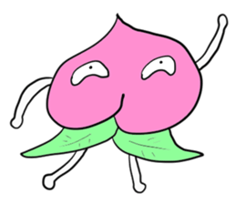The sassy peach sticker #9308185