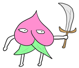 The sassy peach sticker #9308196
