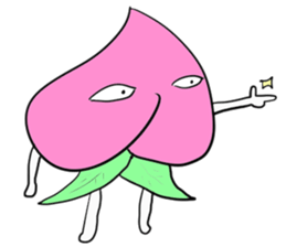 The sassy peach sticker #9308204