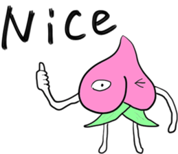The sassy peach sticker #9308205