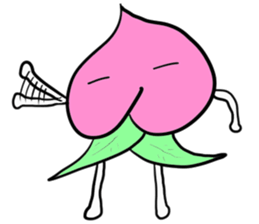 The sassy peach sticker #9308206
