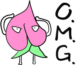 The sassy peach sticker #9308208