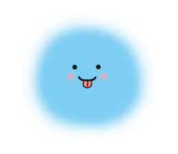 cotton candy flying in the sky sticker #9308387