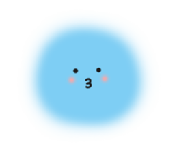 cotton candy flying in the sky sticker #9308388