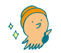 Traveler's octopus and squid 2 sticker #9310950