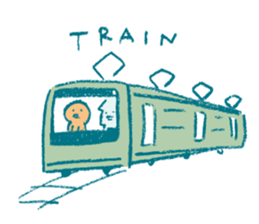 Traveler's octopus and squid 2 sticker #9310953