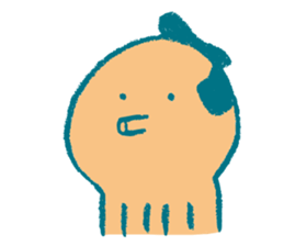 Traveler's octopus and squid 2 sticker #9310959