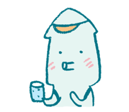 Traveler's octopus and squid 2 sticker #9310967