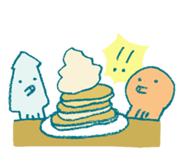 Traveler's octopus and squid 2 sticker #9310977