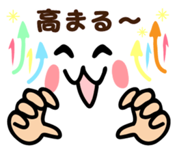 Faces and words 3 sticker #9311254