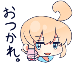 Lethargy girl! sticker #9311277