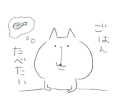 note rakugaki cat sticker #9311470