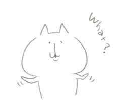 note rakugaki cat sticker #9311472