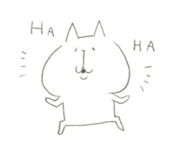 note rakugaki cat sticker #9311473