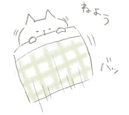 note rakugaki cat sticker #9311481